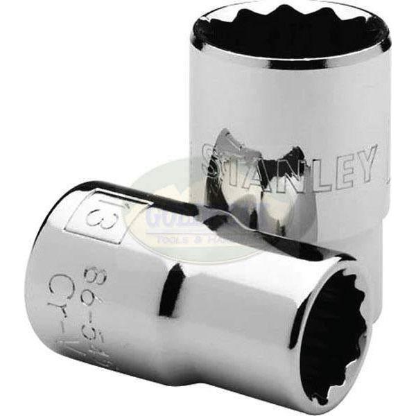 Stanley Socket Nut Loose 12 Pts. X 1/2 DR. - Goldpeak Tools PH Stanley Stanley Socket Nut Loose 12 Pts. X 1/2 DR. - Goldpeak Tools PH Stanley